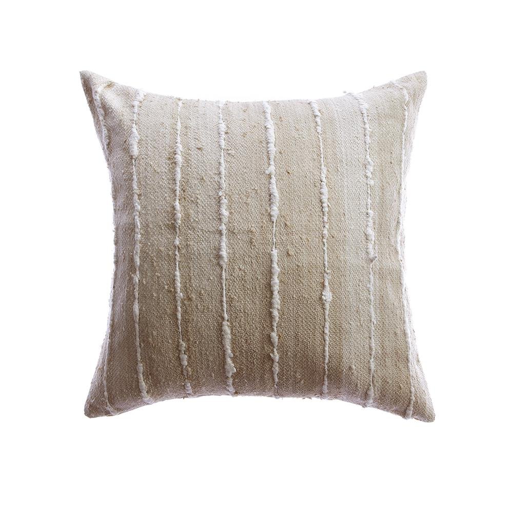 Striped Raw Silk Decorative Pillow - Image 4