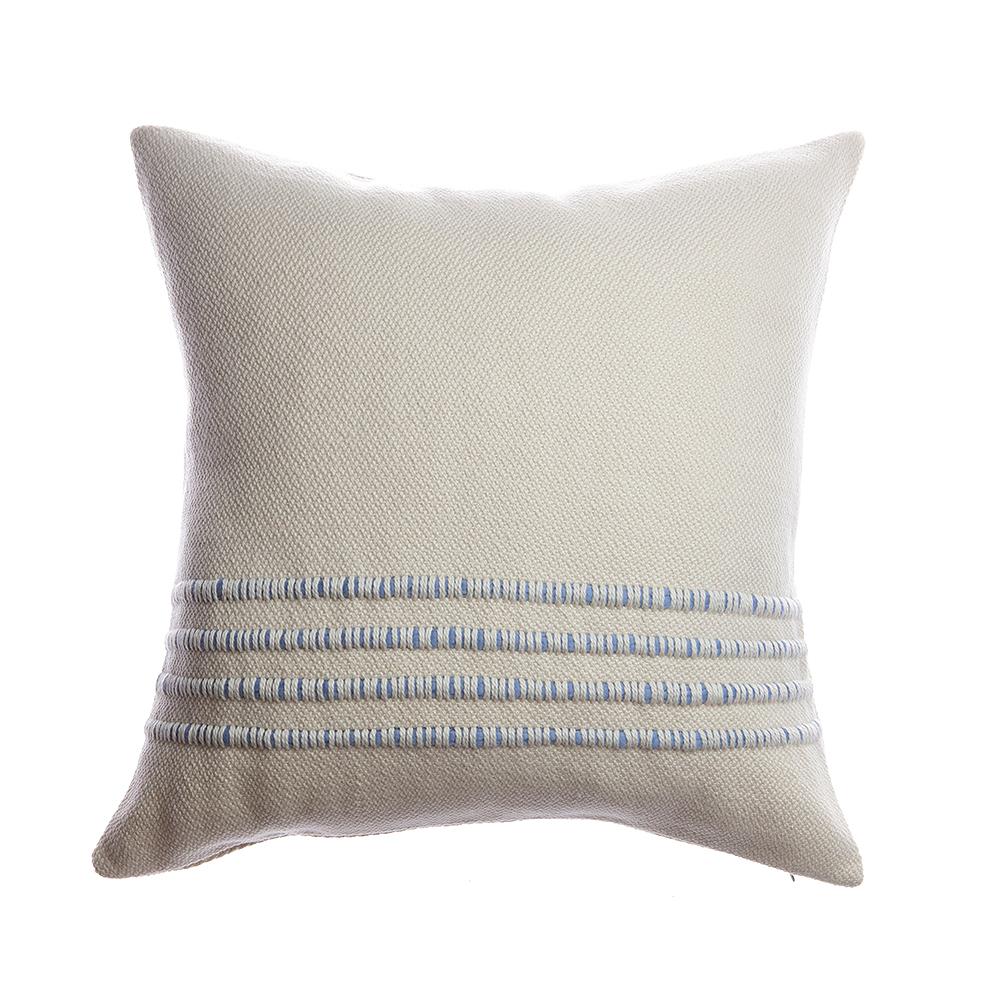 Merino Wool Striped Throw Pillow - Image 9
