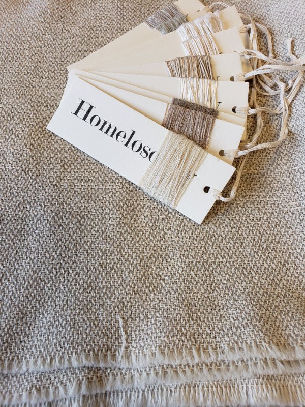 Natural Textured Wool Accent Pillow - Image 6