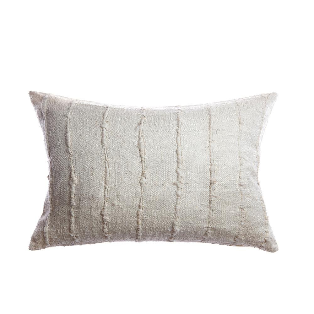 Striped Raw Silk Decorative Pillow - Image 6