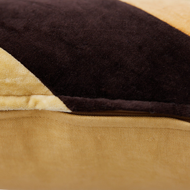 Striped velvet pillow Fame - Image 4