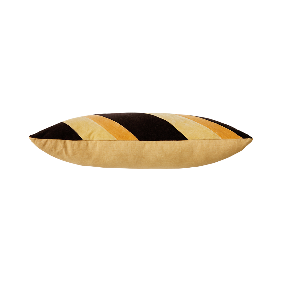 Striped velvet pillow Fame - Image 2